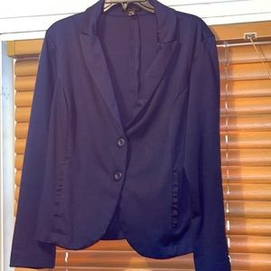 Navy Blue Metaphor Blazer
